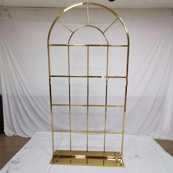 Gold French Window Arch Trio