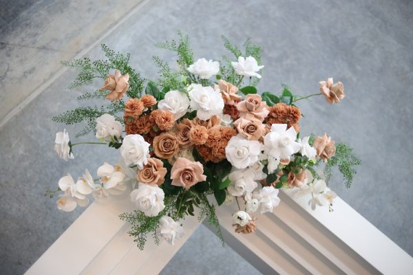 Neutral Floral Arrangements