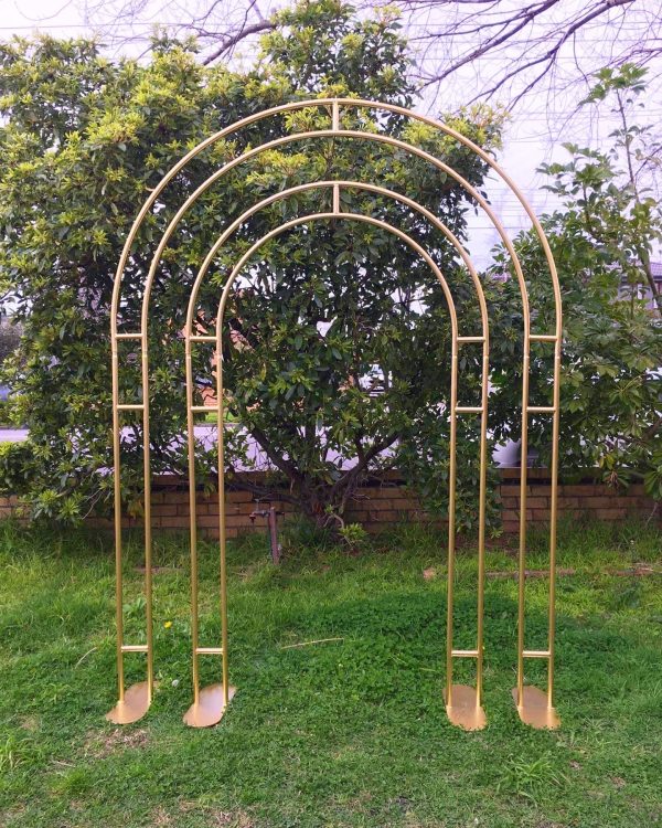 Gold Clarice Double Arch